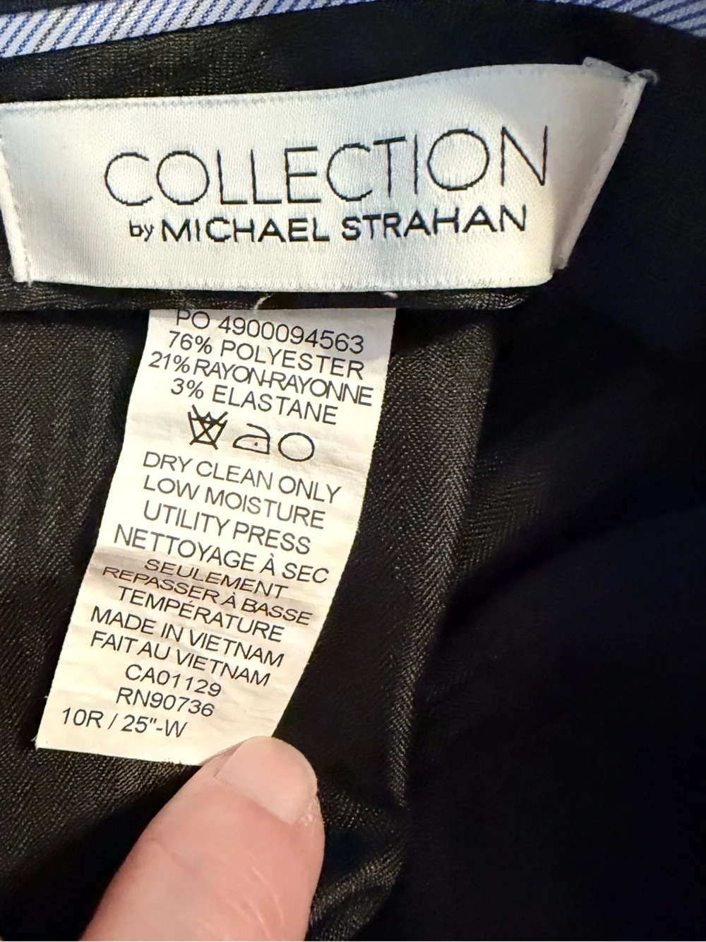 🌼Collection By Michael Strahan Black PinStripe Formal Dress Pants